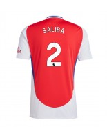 Arsenal William Saliba #2 Kotipaita 2024-25 Lyhythihainen